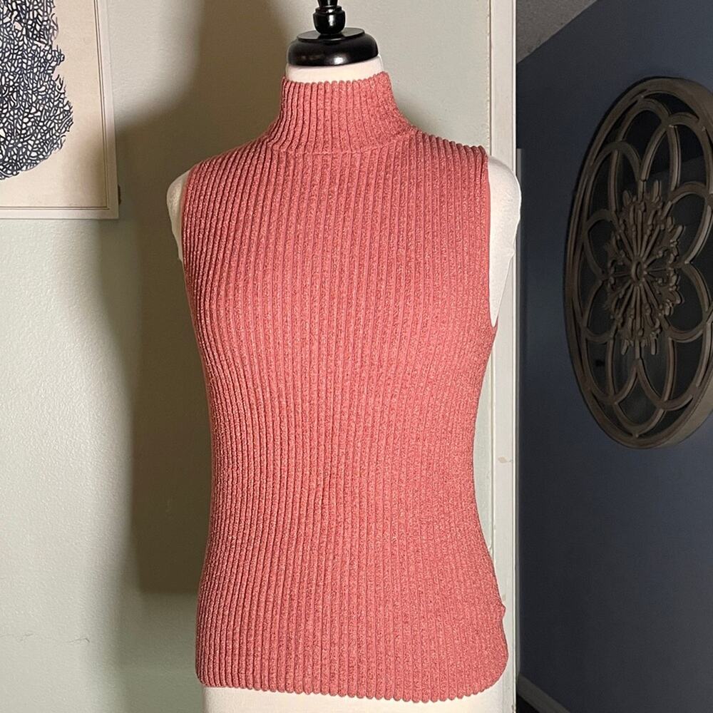Moth Pink Ribbed Tank Top